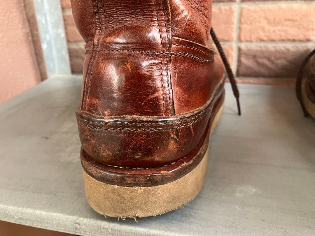 希少 ラッセルモカシン 7 トリプルヴァンプ クロムエクセル 赤茶