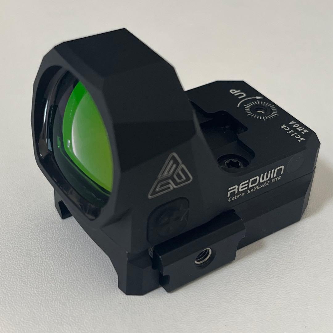 レッドドットサイトRedwin Cobra 26x22 MTR マルチレティクル Red Win Optics Cobra 1x26x22 MTR ドットサイト 実銃対応 BK ドット
