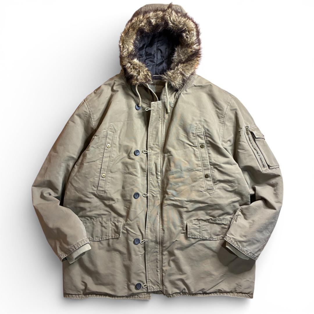 美品 OLD GAP ミリタリーコート ボアライナー Y2K ビッグサイズ-買取 本物