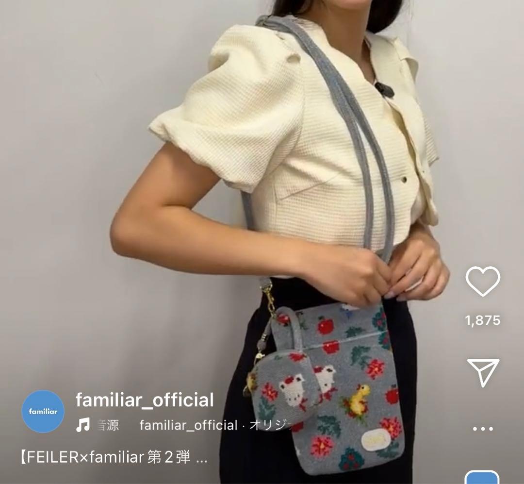 ファミリア フェイラー スマホショルダー 新品 FEILER familiar - メルカリ