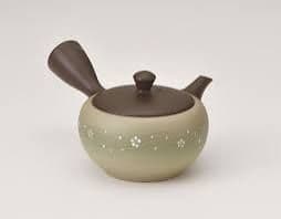 陶器製急須 花模様 グラデーション 急須 有田焼 華菊青丸ポット 花柄｜和食器 陶器 三階菱 : 有田焼通販