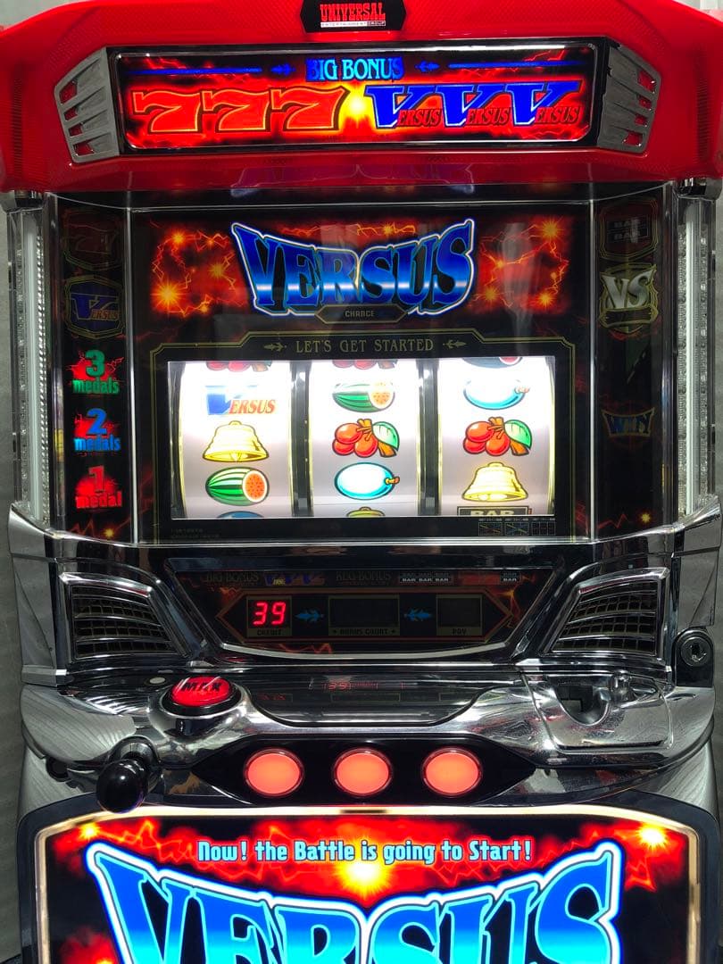 y*i様 ⚠︎説明文必読⚠︎ パチスロ　バーサスSE　実機+鍵等付属品(送料込)