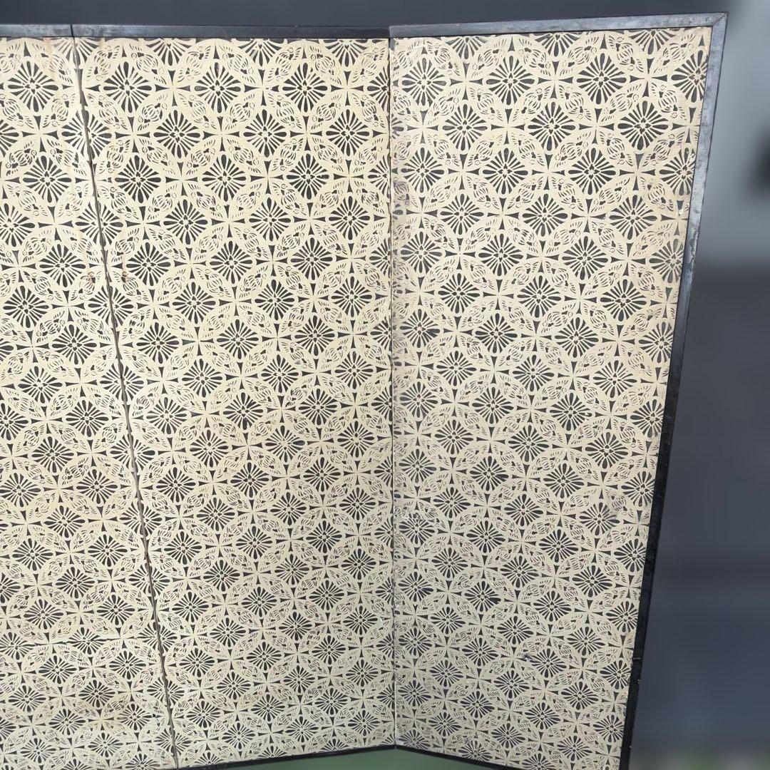 山水画の屏風2枚 箱入り