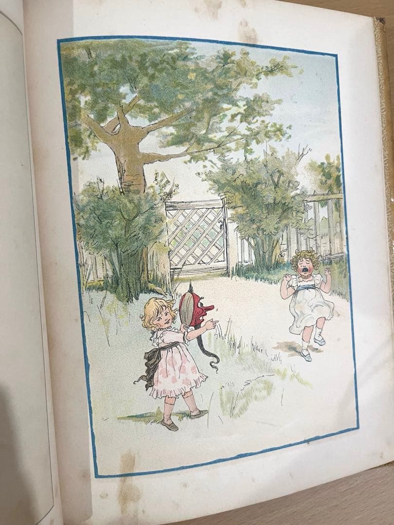 No.357希少 アンティーク 古書 洋書 絵本 ビクトリアン 児童書 童謡