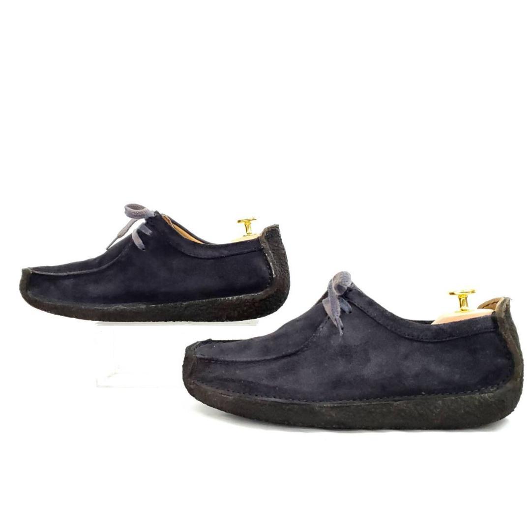 クラークスオリジナルズ ナタリー スエード ブラック モカシン UK6.5