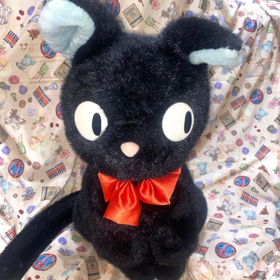 特大 約65㎝ ジジ 魔女の宅急便 ぬいぐるみ ジブリ 日本製 サンアロー スタジオジブリ 魔女の宅急便 黒猫 ジジ S ぬいぐるみヌイグルミ