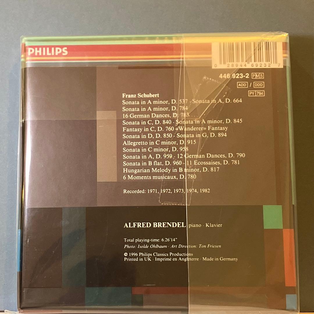 新品同様】ブレンデル シューベルト 作品集 アナログ録音 - クラシック