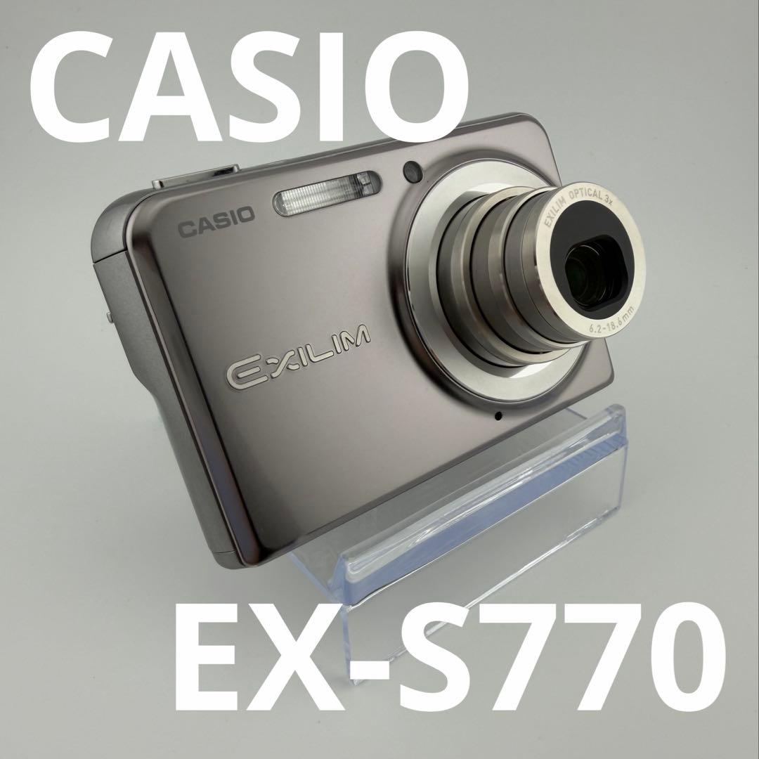 【希少】【美品】CASIO EXILIM EX-S770 デジタルカメラ Casio Exilim EX-S770 Digital Camera (Silver) EXS770SRDBA B&H