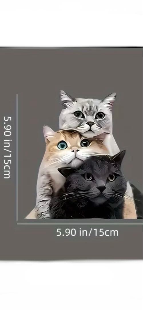 リアル猫❣️(=^x^=)ステッカー［21］ - メルカリ