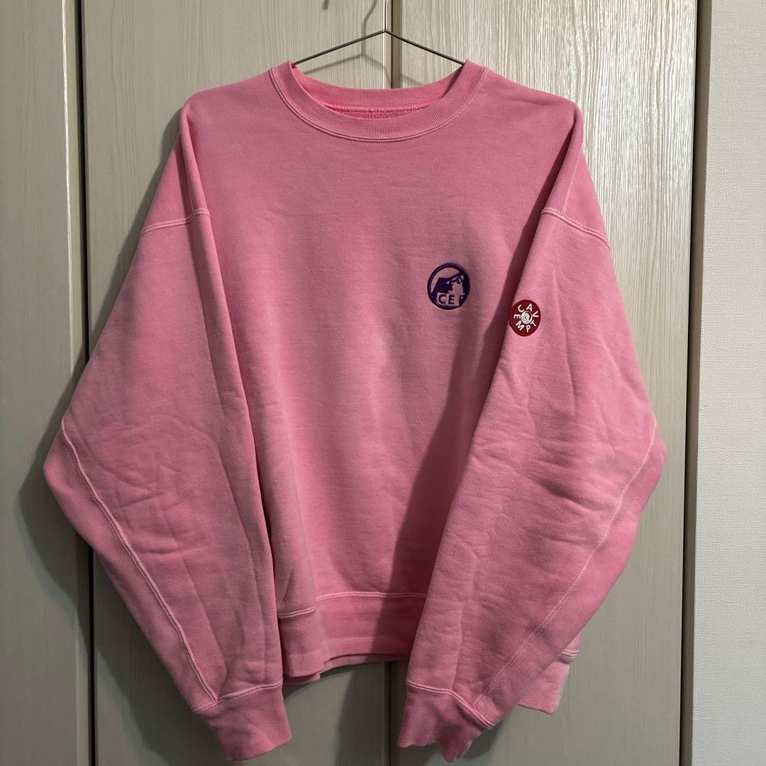 トップス C.E cavempt OVERDYE PRE COG CREW NECK C.E Cav Empt Overdye T Cav Emp Crew Neck - Grey – Goodhood