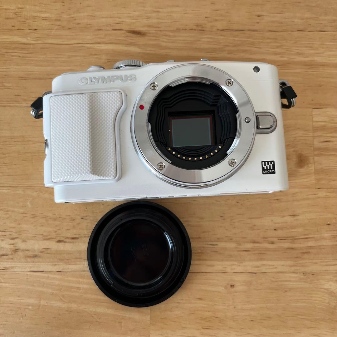 ジャンク品】OLYMPUS PEN E-PL6 ホワイト レンズなし