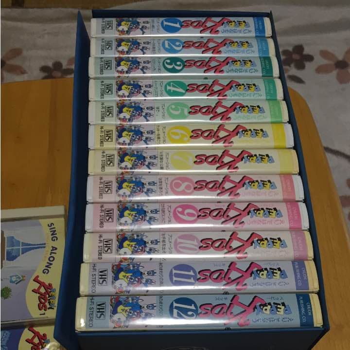英語教材 ペッピーキッズ フルセット VHSビデオ教材全12巻&ガイドブック