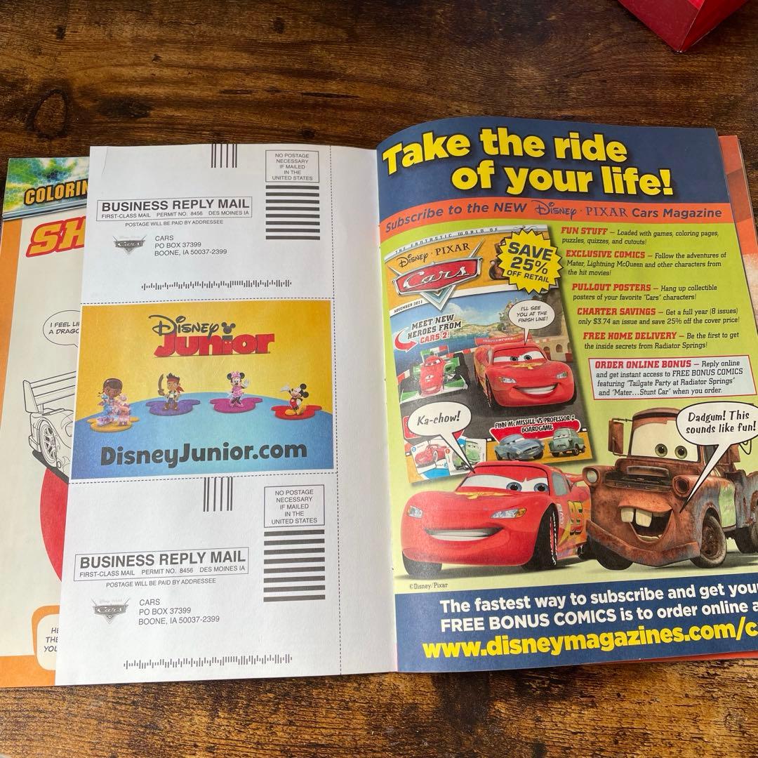 cars カーズ 希少 レア 2012年 フルカラー33ページ 本 - メルカリ