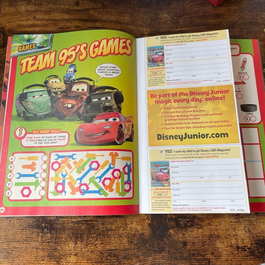 cars カーズ 希少 レア 2012年 フルカラー33ページ 本 - メルカリ