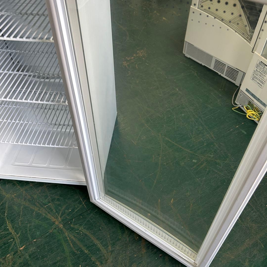 143業務用 冷蔵ショーケース オフィスコンビニ XW-105 左右開き 小型