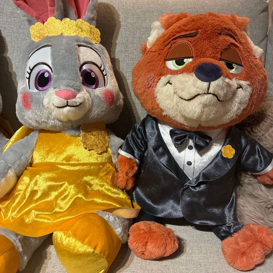 ズートピア2ジュディ・ホップスとニック・ワイルド ぬいぐるみ - メルカリ