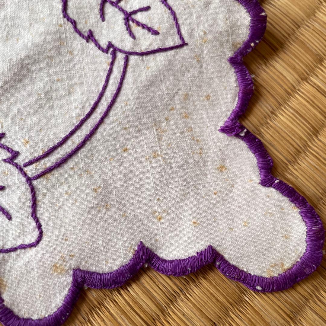 ハンガリー蚤の市 アンティーク刺繍 ドイリーの通販はau PAY