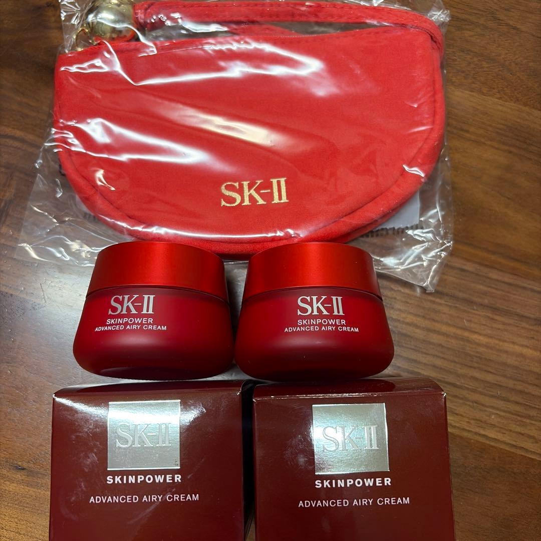【新品未開封品】SK-IIスキンパワーアドバンストエアリークリーム計100g♡ スキンパワー アドバンスト エアリークリーム / SKII(フェイスクリーム