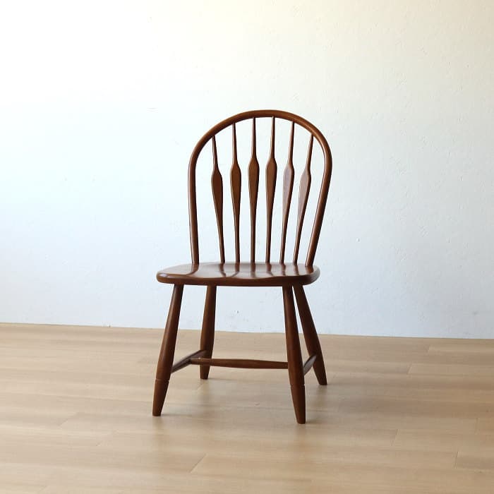 アンティーク 柏木工 ウィンザーチェア ナラ材 古家具 無垢材③ KASHIWA ヴィンテージ ウィンザーチェア 飛騨高山 柏木工 木製無垢材
