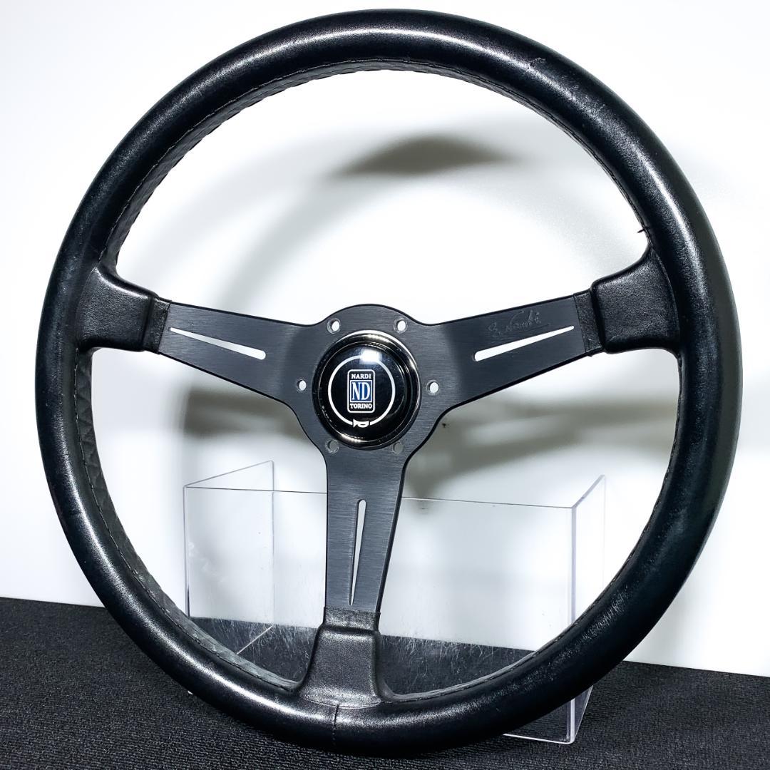 ナルディ クラシック ブラックスポーク ステアリング 良品 36.5Φ 正規