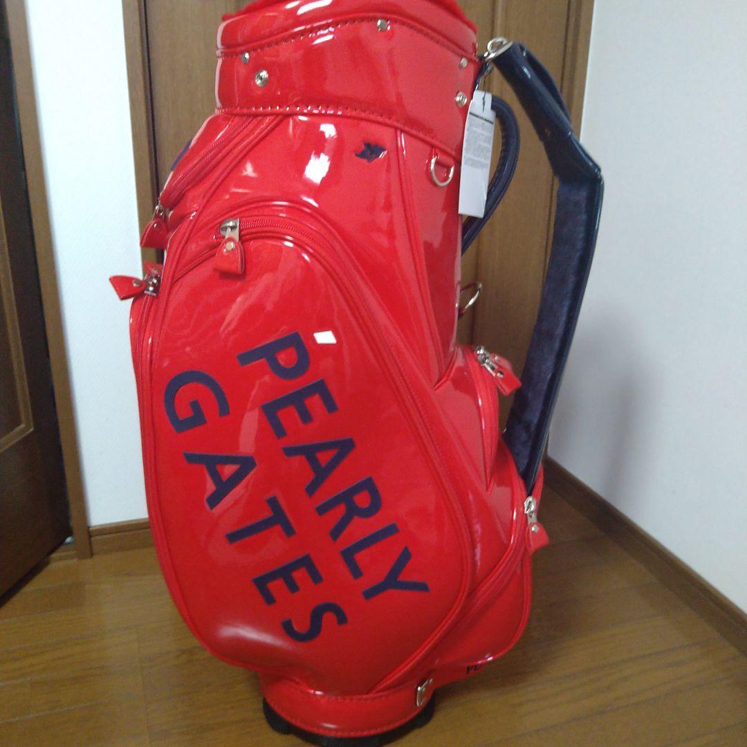 パーリーゲイツ キャディバッグ 赤 正規品 新品未使用 - メルカリ