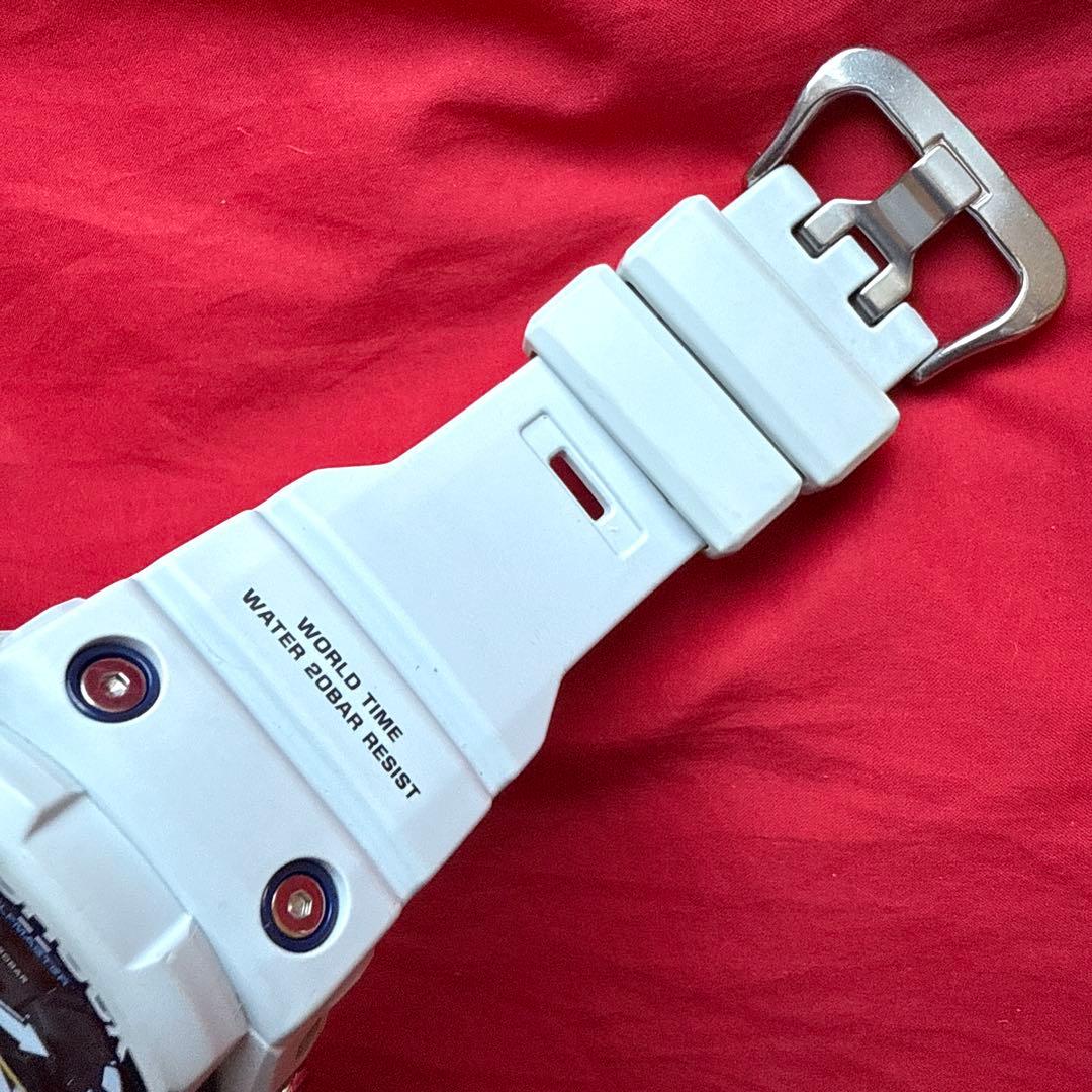 ガルフマスター G-SHOCK GN-1000C ホワイト色 デジタル/アナログ