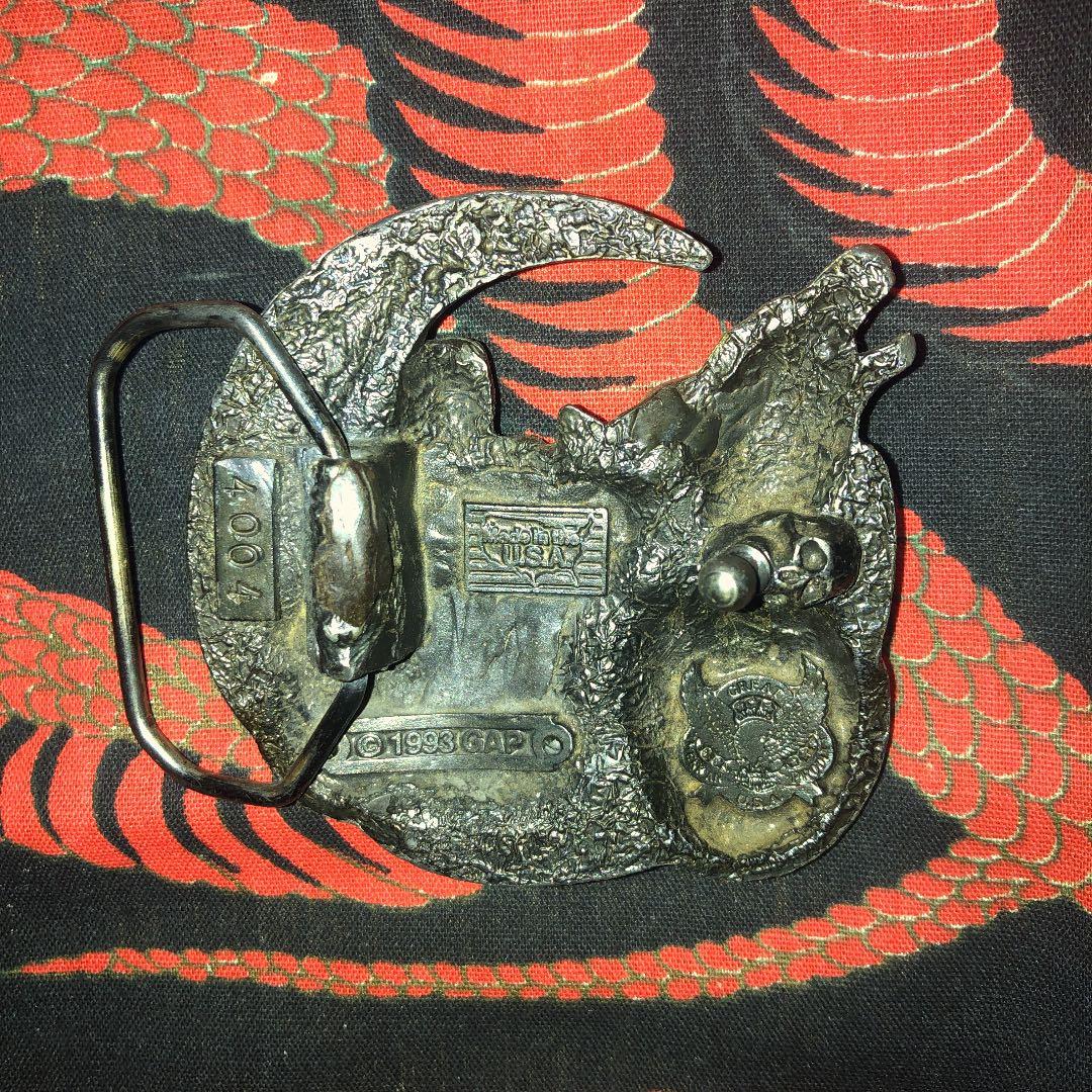 バックル アメリカ コロラド 月 鉄 ベルト 金具 荒野 騎士 道 光 90s