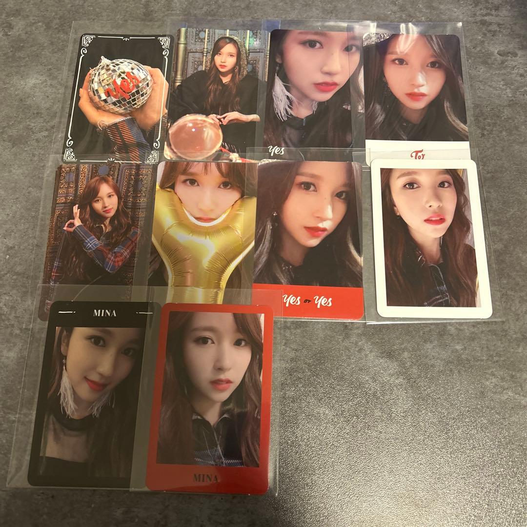 TWICE ミナ yes or yes トレカコンプ - メルカリ