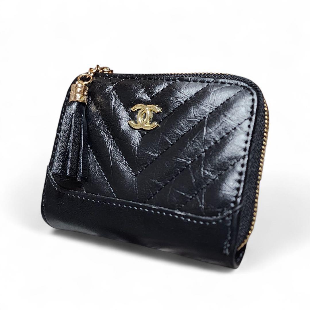 CHANEL　ケース　黒　キルティング　ノベルティ 新品 CHANEL シャネル ノベルティ ショルダーバッグ スマホポーチ ミニ