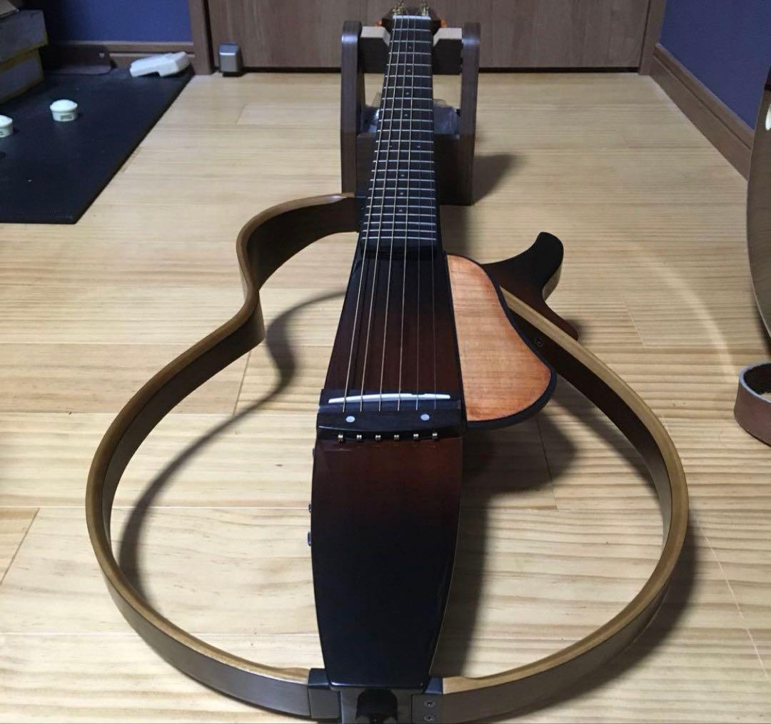 【もい】YAMAHA サイレントギター SLG200S 【美品.調整済み】 YAMAHA（ヤマハ） 調整済 サイレントギター SLG200S（スチール弦）純正