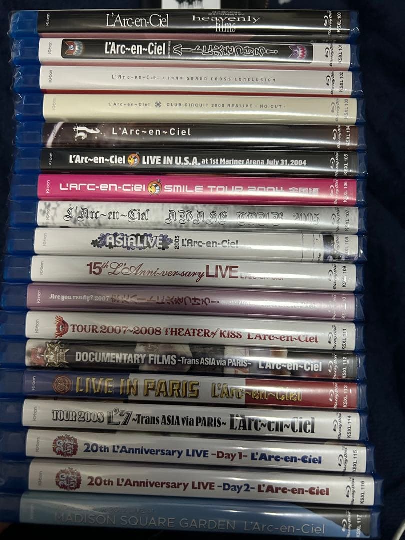 L'Arc-en-Ciel ライブ Blu-ray 18作品 新品未開封 L'Arc-en-Ciel Blu-ray まとめ売り 18枚セット 新品未開封 ラルク