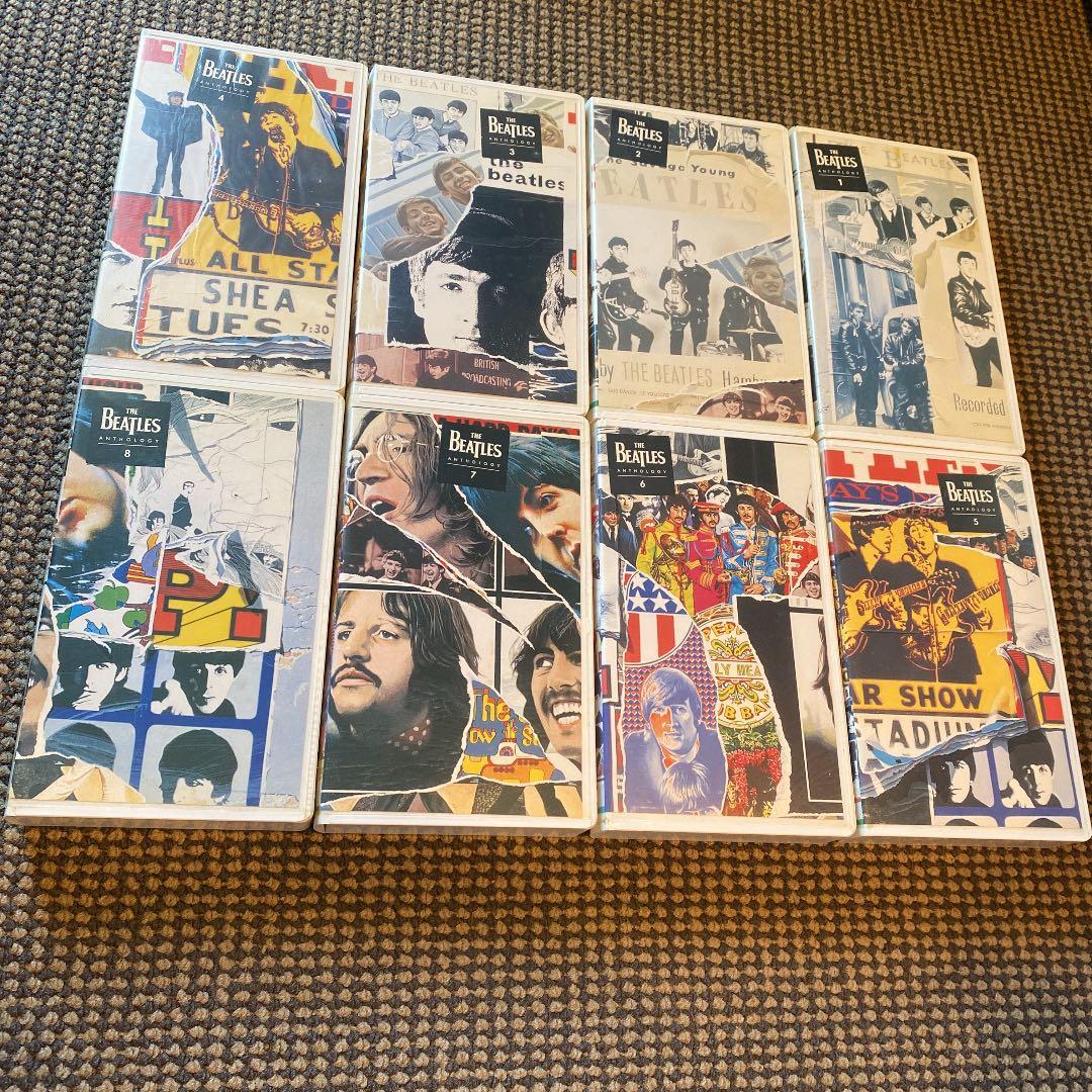 ☆ レア・希少 ☆ VHS ビデオテープ　ザ ・ビートルズ/アンソロジー 全８巻