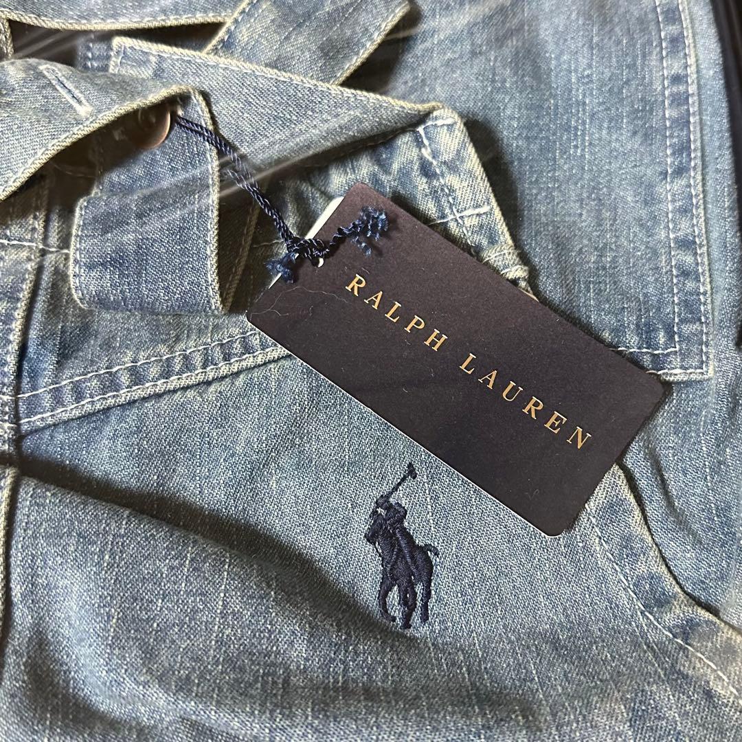 新品】ラルフローレン デニム エプロン ユニセックス フリーサイズ
