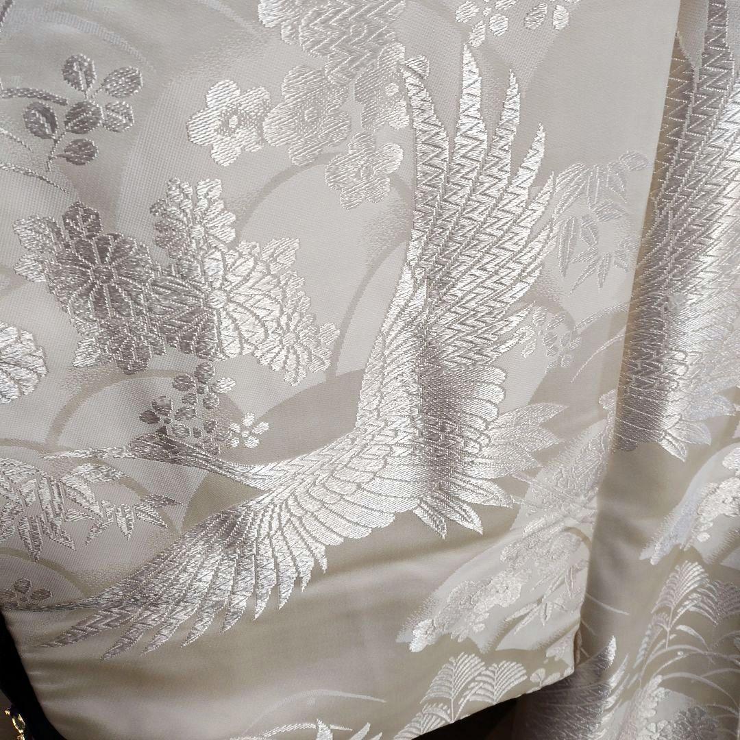 白無垢・色打掛 鶴と草花の唐織D - メルカリ