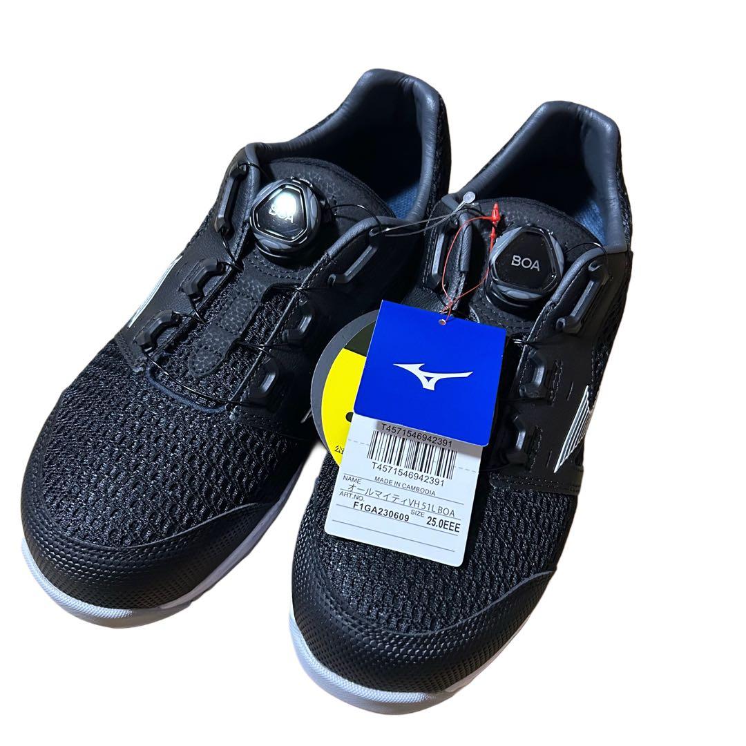 新品　未使用　ミズノ ALMIGHTY VH 51L BOA 25.0cm