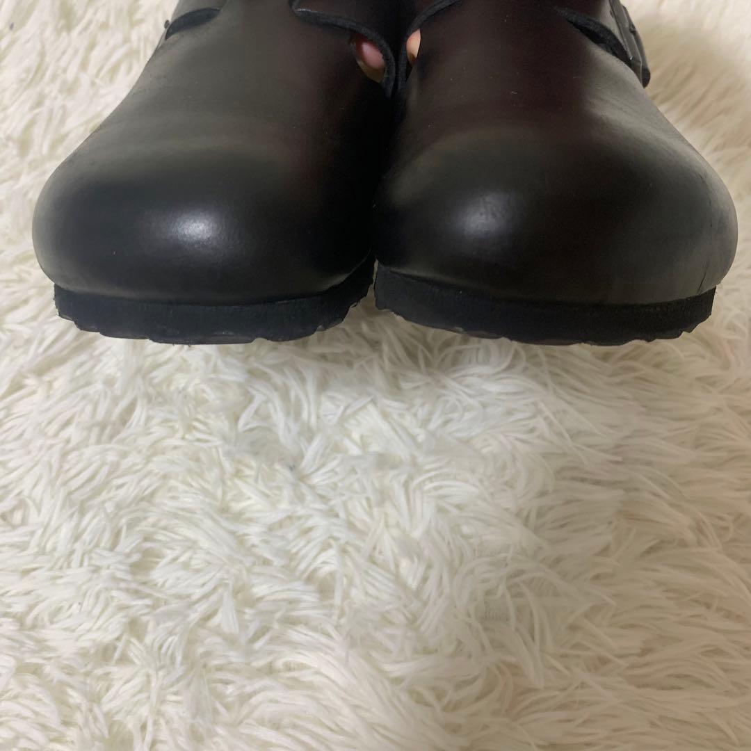 ビルケンシュトック　ロンドン　サボ　レザー　コンフォート　22.5cm 黒