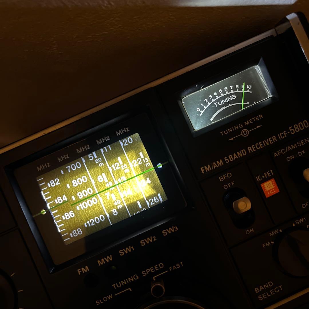 動作美品！○SONY スカイセンサ－ ICF5800 ○昭和のBCL傑作機！ - メルカリ