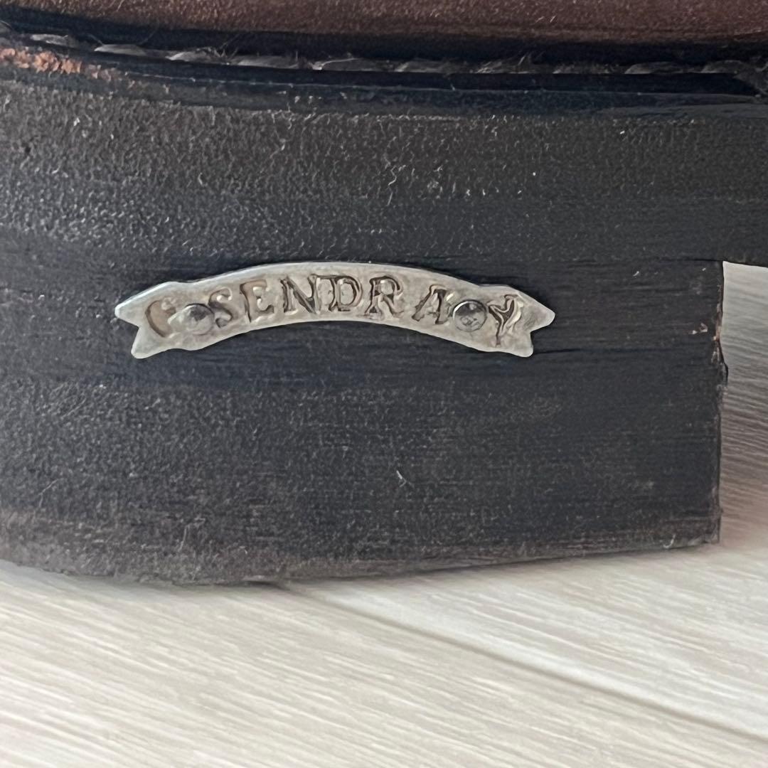 ベッカム愛用】センドラ Sendra エンジニアブーツ ロゴ刺繍 漢 EU40