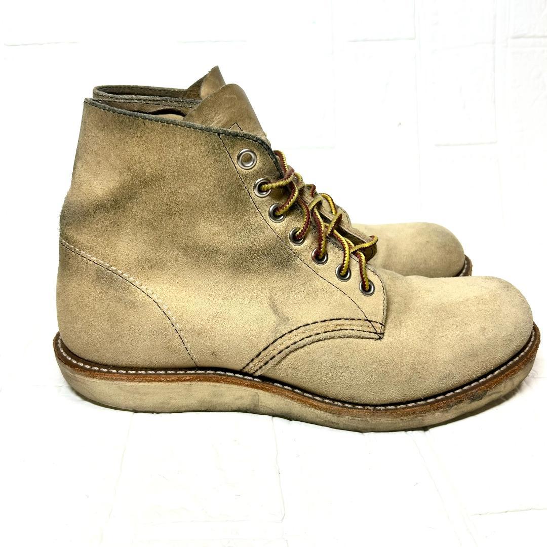 レッドウィング　８１６７　プレーントゥ　スエード　25.0cm 7D　ブーツ
