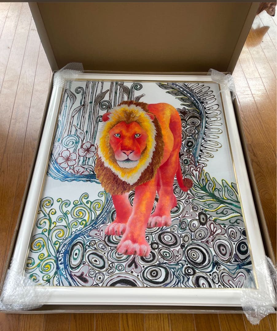 原画フジヨシブラザーズ(fujiyosh brotghers)レッドライオン - メルカリ