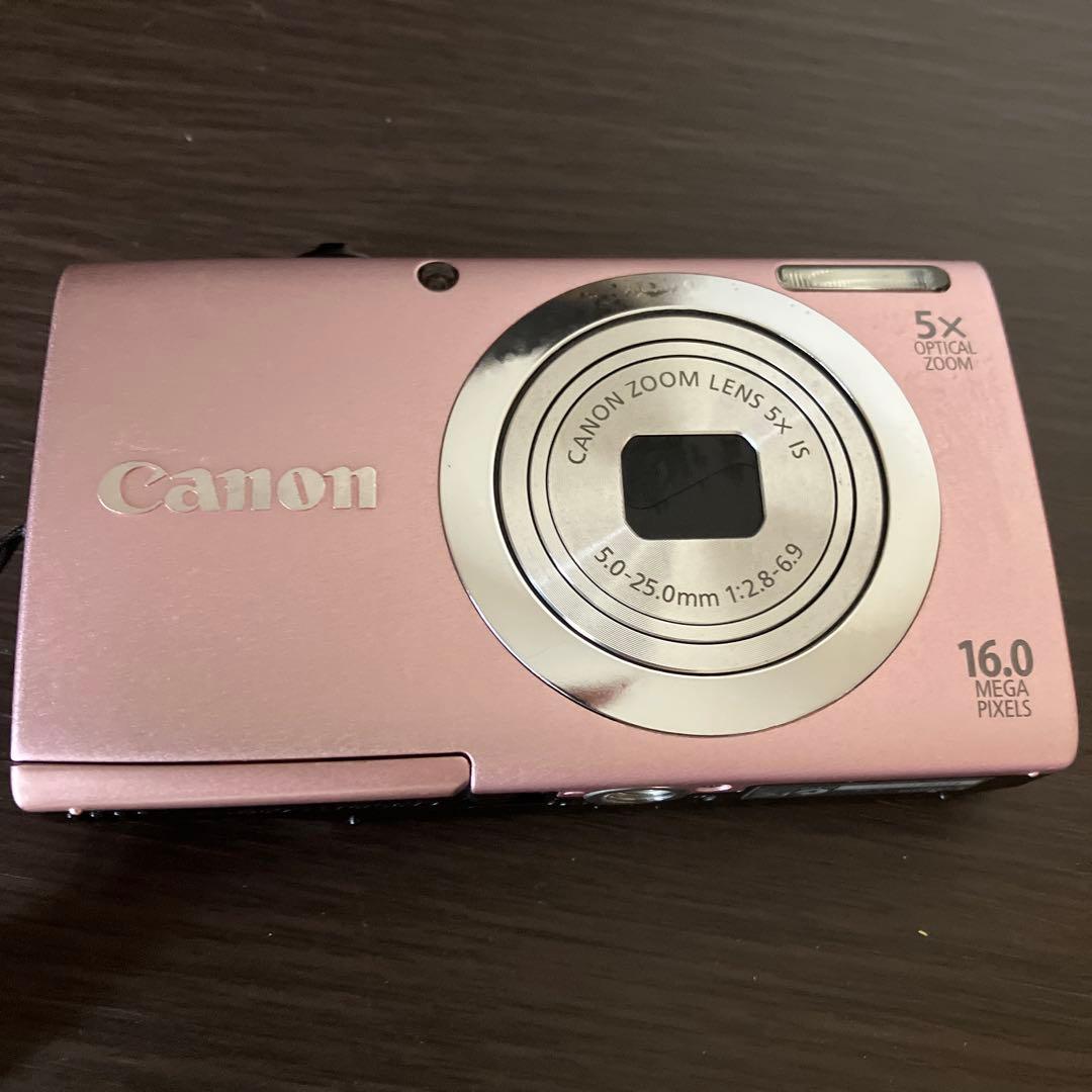掘り出し物]Canon PowerShot A2400 IS ピンク