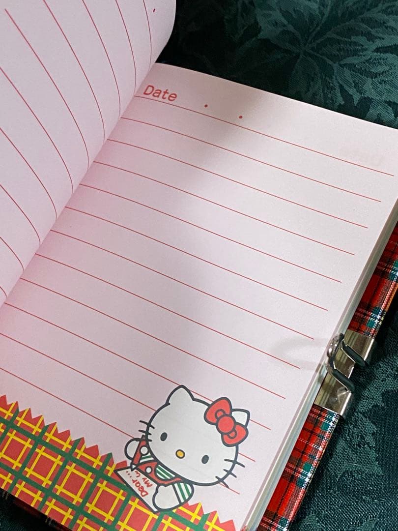サンリオ キティ ダイアリー 日記帳 鍵付き 箱入り 平成 レトロ 希少