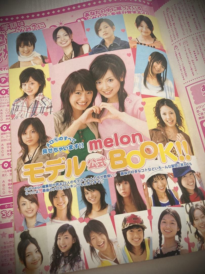 泉里香(当時:浜千咲)表紙 中古雑誌melon2004年10月号 おまけ付き