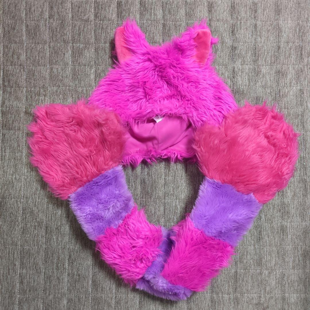 チェシャ猫　ファンキャップマフラー　ディズニーリゾート Disney ディズニー チェシャ猫 マフラーファンキャップ - メルカリ