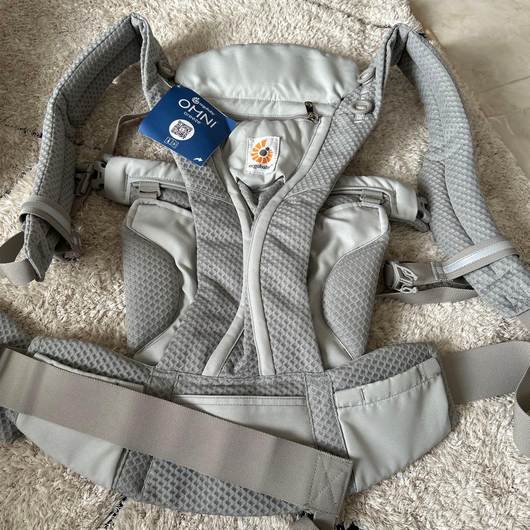 新品未使用ergobaby 抱っこ紐 グレー メッシュ - メルカリ