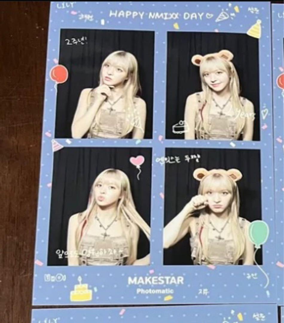 NMIXX リリー makestar 2周年　当選者限定 NMIXX リリー makestar 2周年 当選者限定 nmixx リリー トレカ トップ