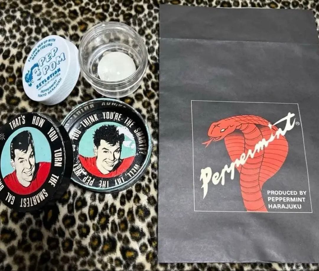 ペパーミント東京原宿80s♦︎グリース空缶超レア♦︎ロカビリー