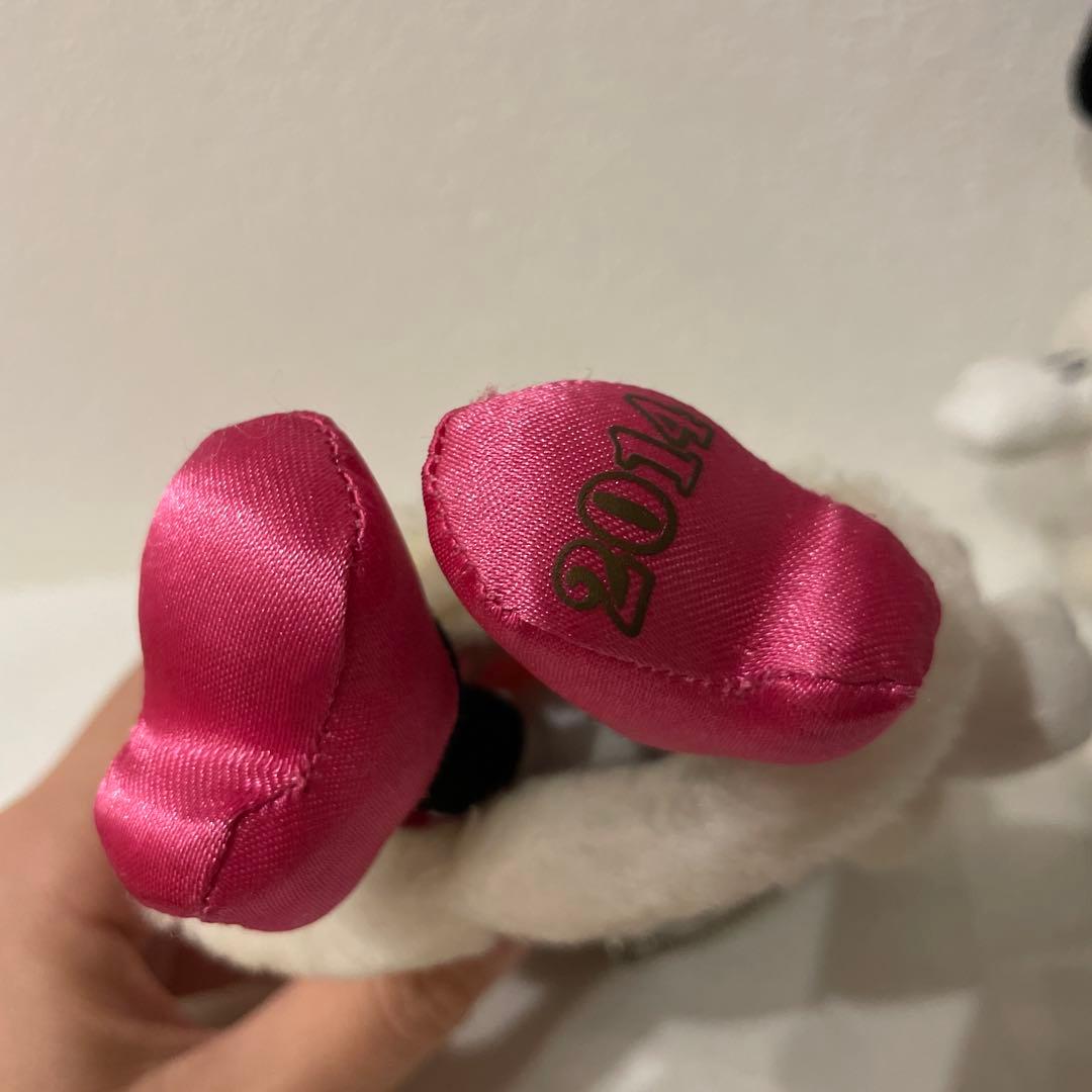 ミッキー ミニー ぬいぐるみバッチ 2014年 クリスマス ディズニーシー