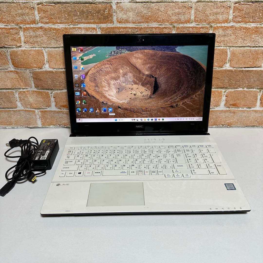 美品NECノートPC FHD SSDメモリ8GB Windows11オフィス付き - メルカリ