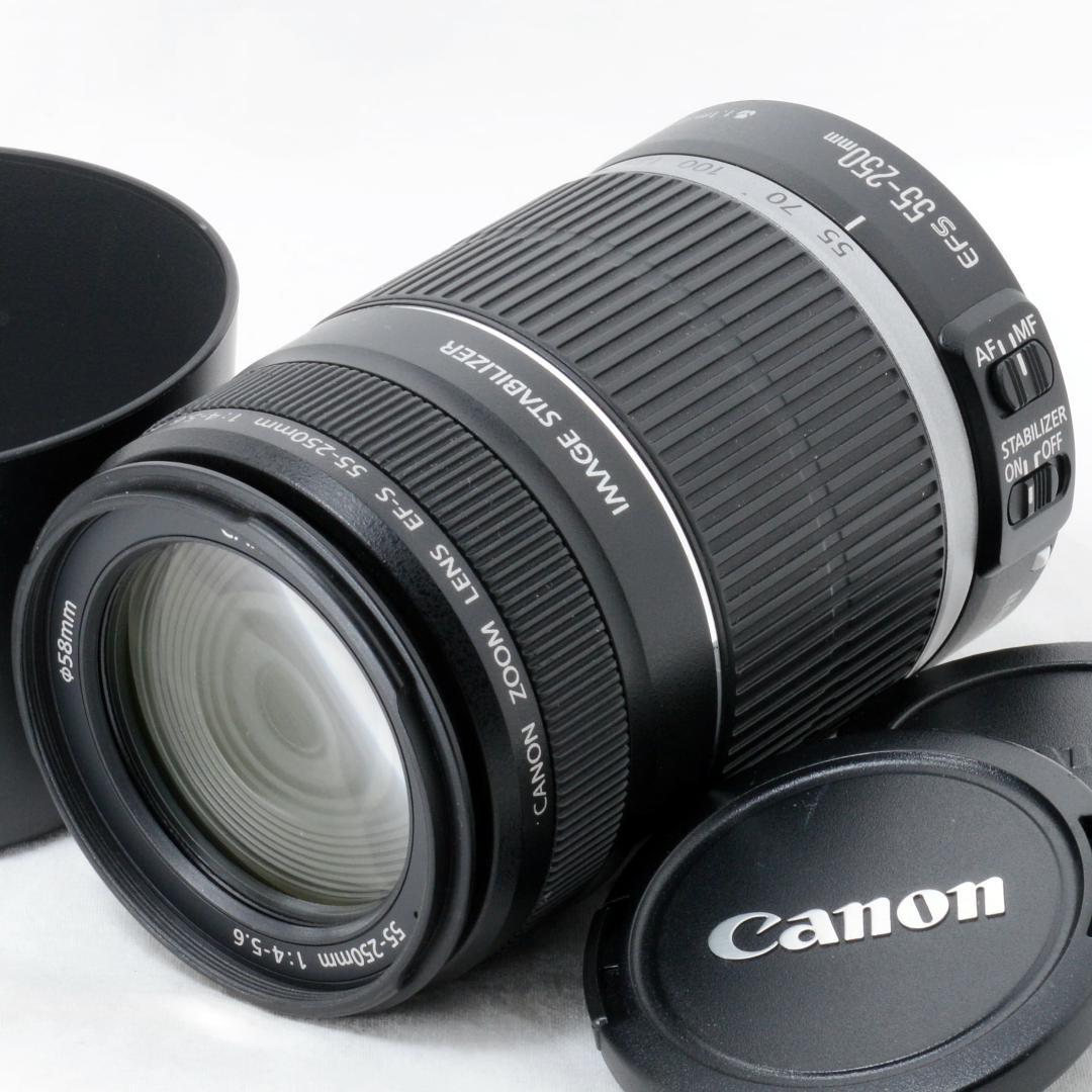 ⭐️美品⭐️Canon キャノン EF-S 55-250mm F4-5.6 IS Amazon.com : Canon EF-S 55-250mm f/4-5.6 IS STM Telephoto Zoom